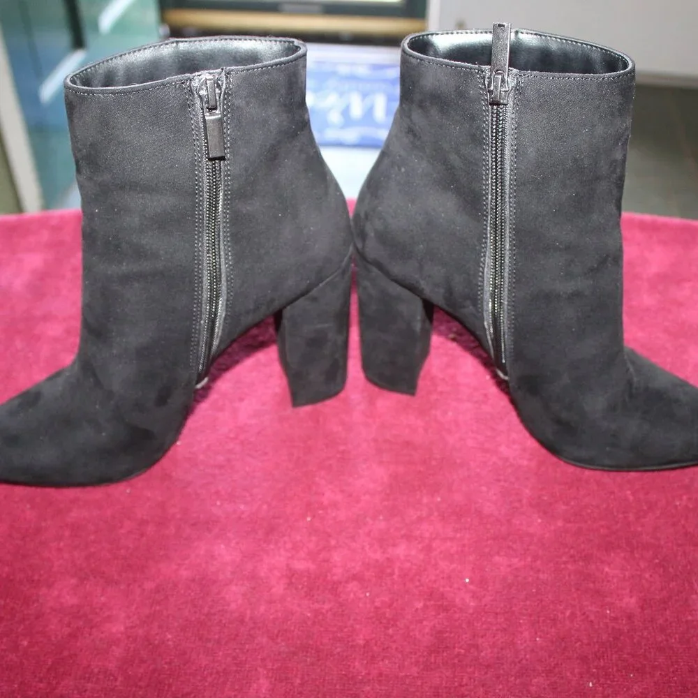 JustFab Ankle Boots -Zipper,  Size 7.5